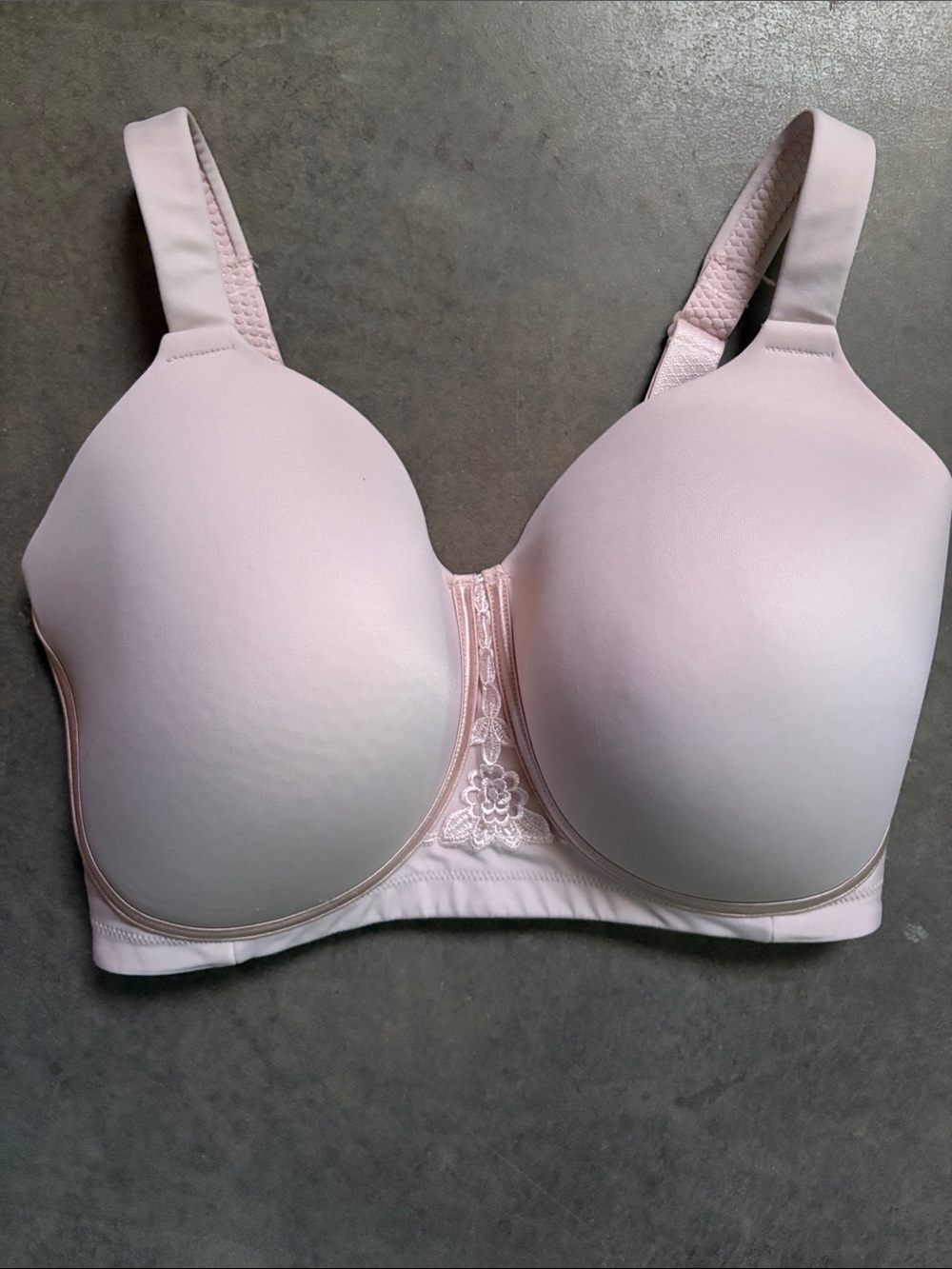 Vanity Fair • Wire Free Light Pink Bra Size 34H